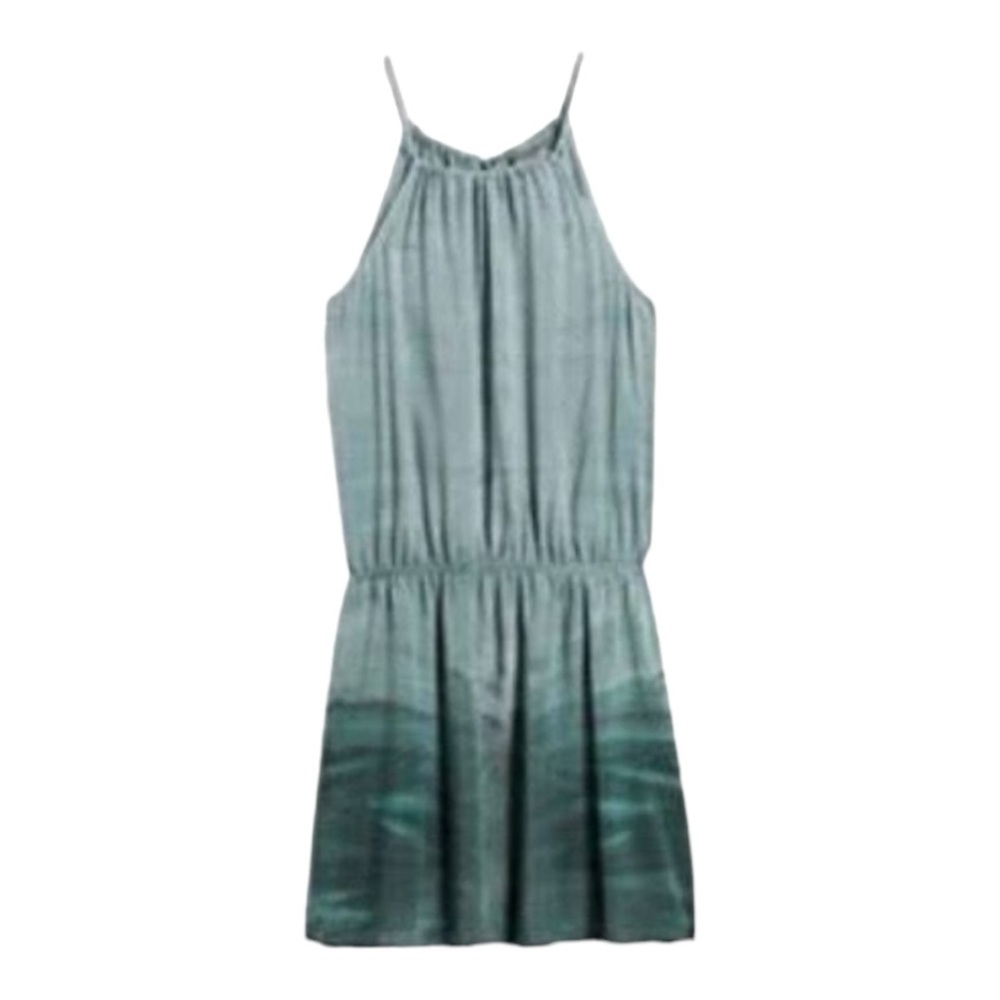 Michael Stars Women’s Dalia Halter Ombré Mini Dress Sz L